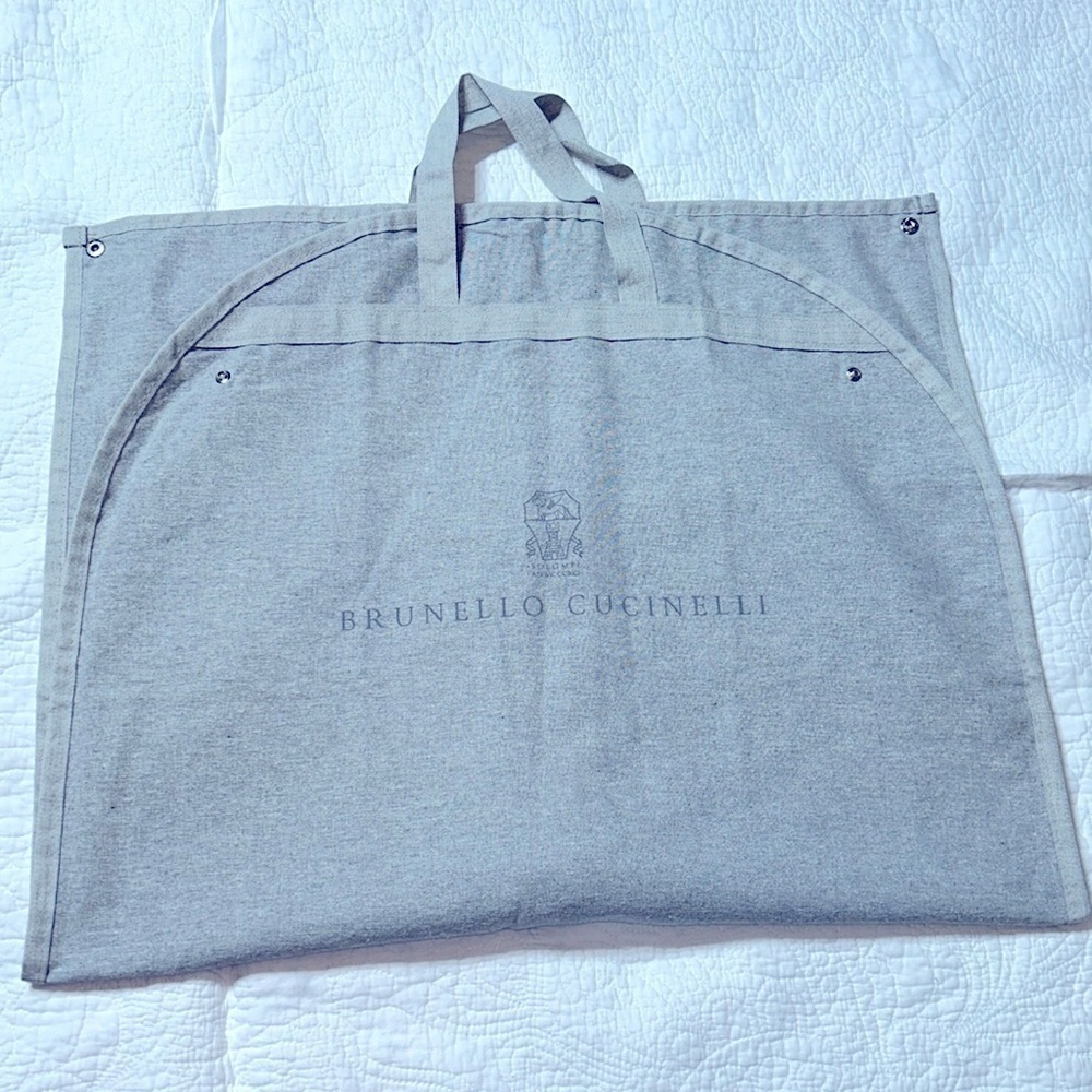 Brunello Cucinelli Linen Garment Bag Size 24”w x‎ 38” h